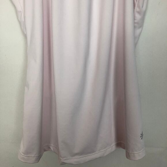 Athleta High Neck Sleeveless Ruched Back Top - Picture 4 of 11